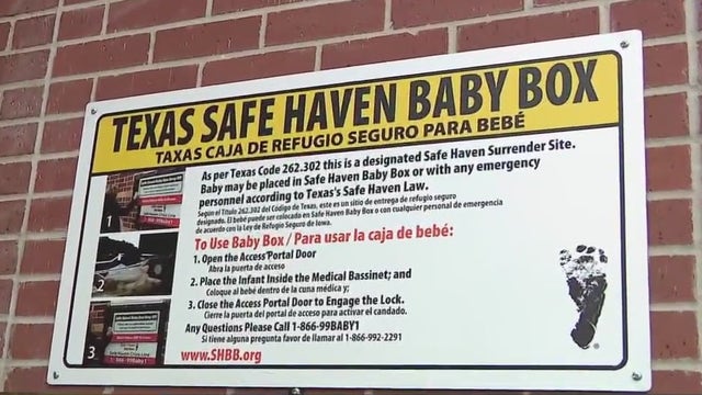 Safe Haven Baby Box installed in Houston-area for first time