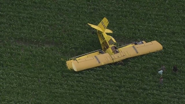 Wharton County plane crash near El Campo at FM 441, FM 3086