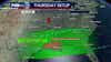 Evening showers possible Wednesday, spotty showers on Thursday