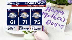 Houston weather: Slight rain chance for Mother's Day, warm up on the way