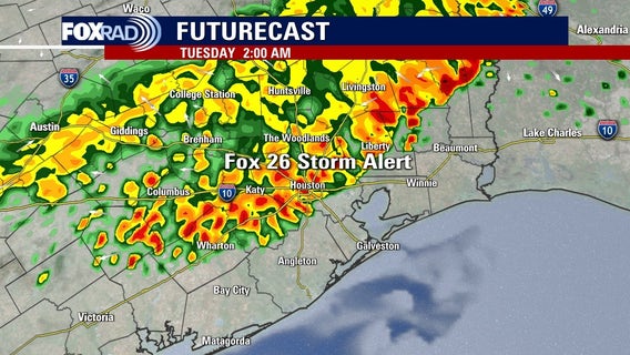 Houston weather: Strong storms possible overnight, FOX 26 Storm Alert issued