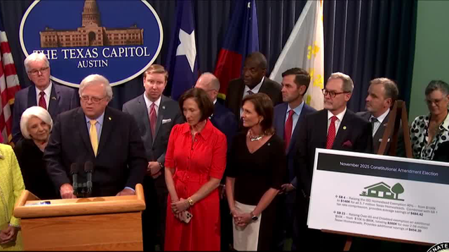 Texas Senate leaders celebrate passage of homestead exemption increases