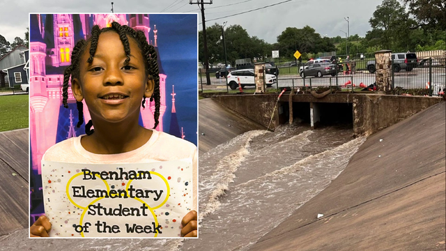Brenham girl, 10, swept away by rising water found dead