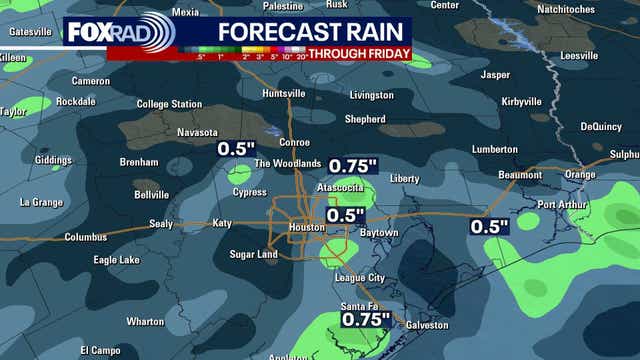 Houston weather: Chance for storms Friday morning, afternoon
