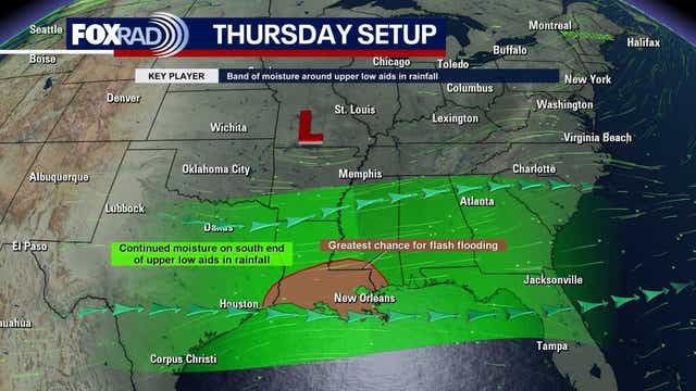 Houston weather: Evening showers possible Wednesday, spotty showers on Thursday