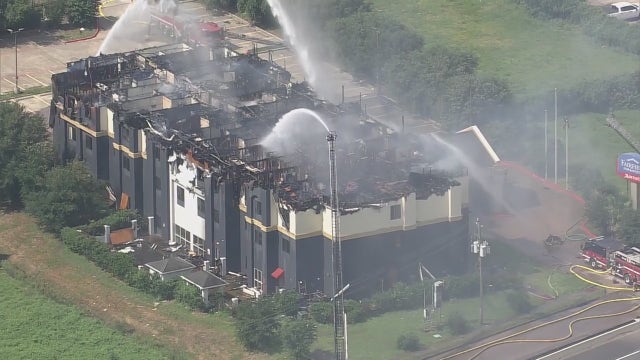 Channelview fire: Fairfield Inn & Suites on I-10 engulfed in flames