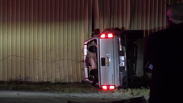 Truck crashes into northeast Houston donut shop