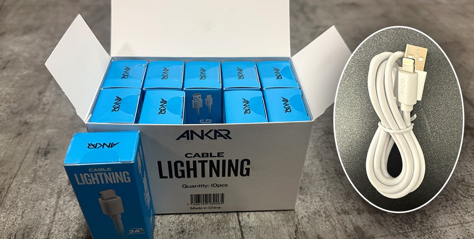 $7 million in fake Apple phone chargers seized in Houston