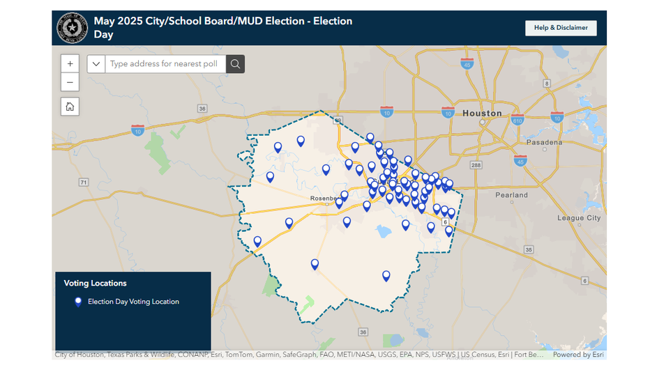 Fort Bend County voting locations, hours for May 3 election