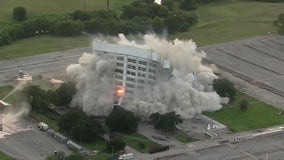 ExxonMobil Baytown Main Office Building imploded in demolition