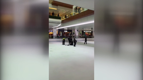 Houston Galleria incident: Shoplifter jumps from second story onto Galleria ice rink running from police