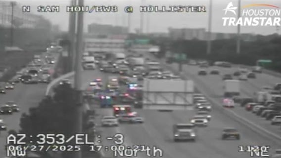 Northwest Harris County: Patrol car among three vehicles involved in Beltway 8 crash