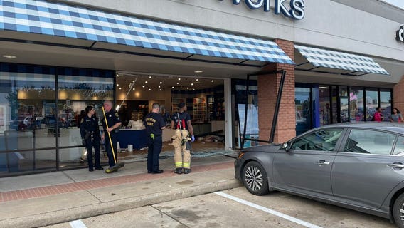 Two injured after car crashes into Montrose outlet store, police say