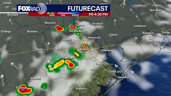 Houston weather: Weekend rain, followed by more dust