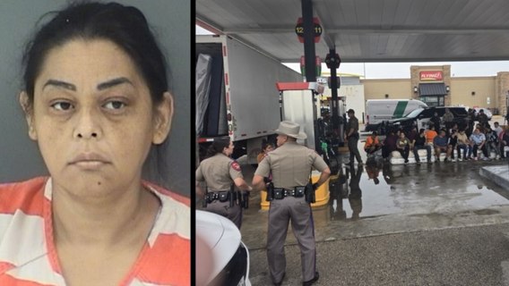 Houston woman arrested after 25 migrants found in box truck