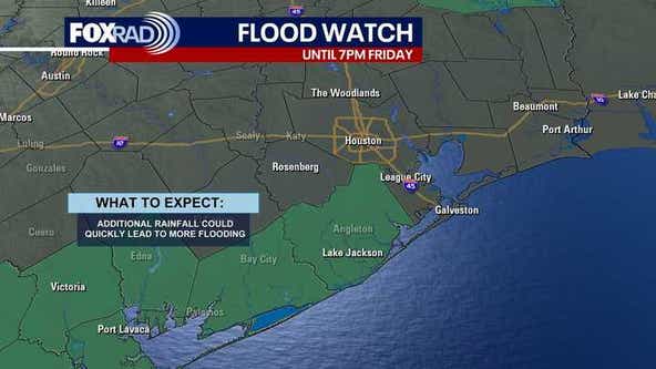 Houston weather: Flood Watch extended for some; floods, storms still a threat