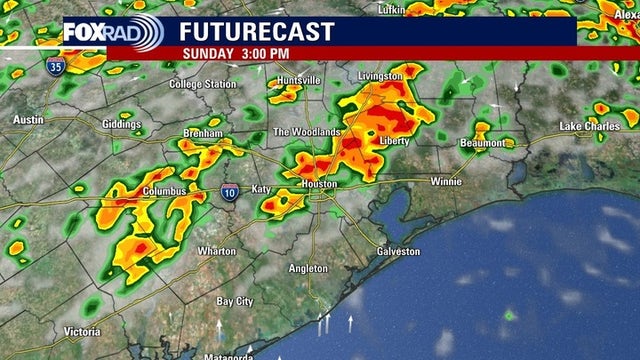 Houston weather: Scattered storms expected for Father's Day