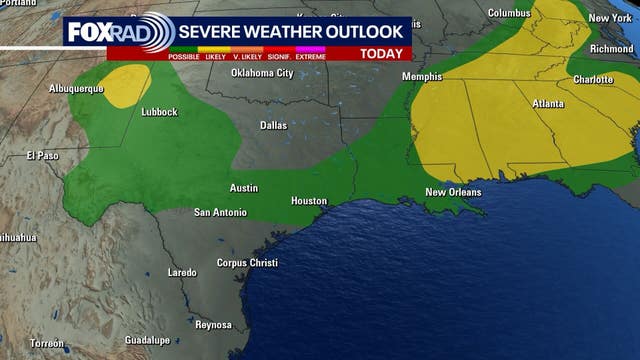 Houston weather: Chance for storms all this week