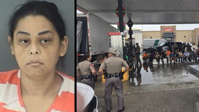 Houston woman arrested after 25 migrants found in box truck