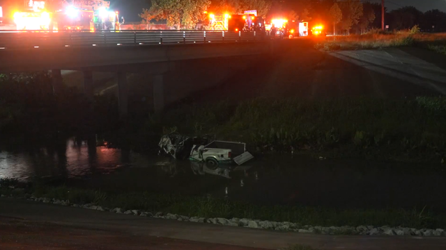 Katy Freeway crash: Teen crashes vehicle into bayou, Life Flight called