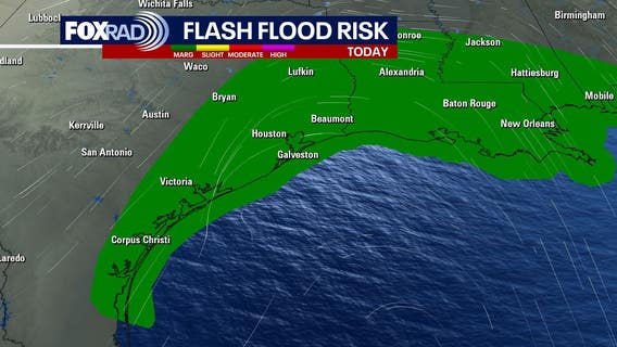 Houston weather: Weak tropical low brings occasional downpours, steamy air