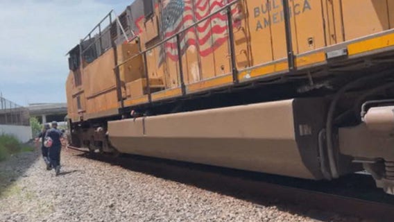 Crash involving train, vehicle in Downtown Houston area, near Harris County Jail, sheriff says