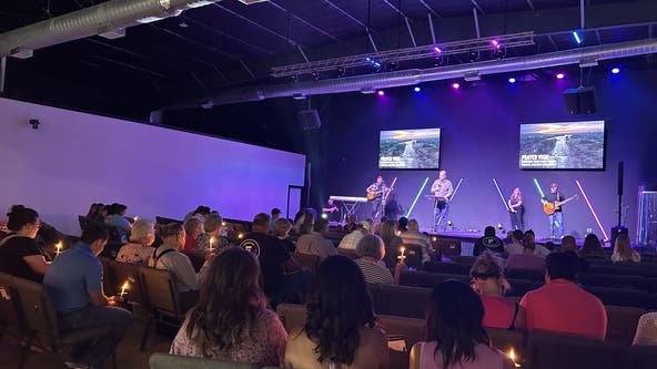 Community gathers at Freedom Church in Liberty for vigil honoring flood victims