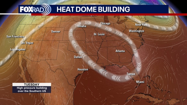 Houston weather: Intense heat expected through mid-week, storm chances returning on Friday
