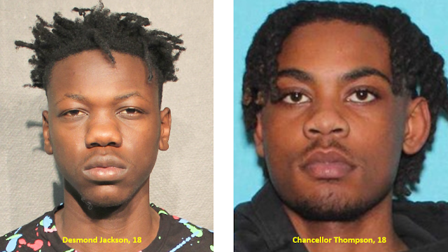 Two of four wanted suspects identified in Downtown Houston robbery caught on camera