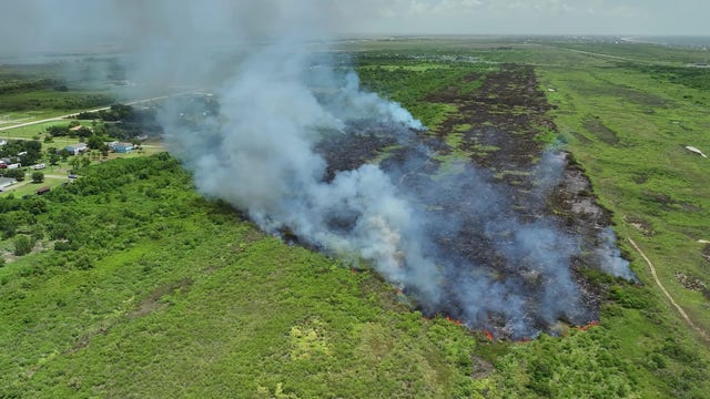 Galveston County: Days-long fire at Port Bolivar bird sanctuary 'inaccessible' to firefighters