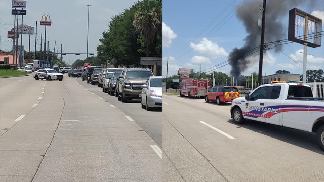 Spring junkyard fire: Feeder road closed down at Spring Cypress
