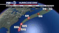 Hurricane Erin expected to restrengthen to Category 3: updates