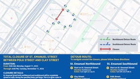 Downtown Houston street closure: Portion of St. Emanuel Street to be closed starting Monday
