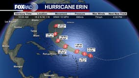 Tracker: Hurricane Erin forms in Atlantic: Path, impacts