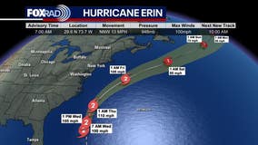 Hurricane Erin tracker: Updates, path, radar, impacts
