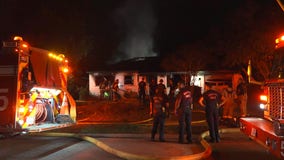 Houston fire: Grandson arrested, two firefighters injured following Botany Lane house fire, officials say