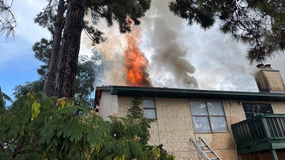 North Harris County: Apartment fire possibly caused by lightning strike; units damaged