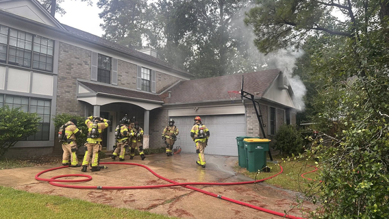 2 house fires in The Woodlands possibly caused by lightning strikes