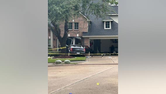 Northwest Harris County: Two shot while in vehicle; car crashes into home