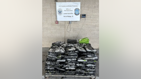 $7.6M worth of meth smuggled in flower shipment seized at Texas border