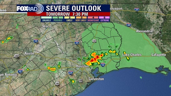 Houston weather: Late day storms possible on Friday