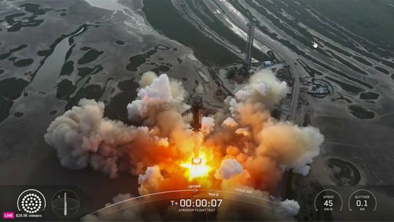 SpaceX launches 10th Starship test flight