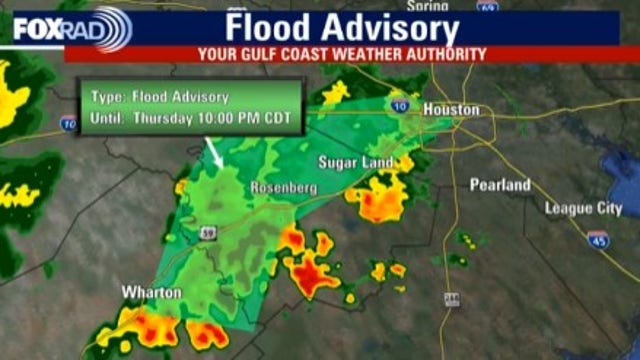Houston weather: Flood advisory ends for Austin, Fort Bend, Harris, Waller, Wharton