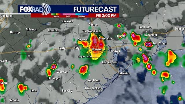 Houston weather: Possible storms due to Gulf Low