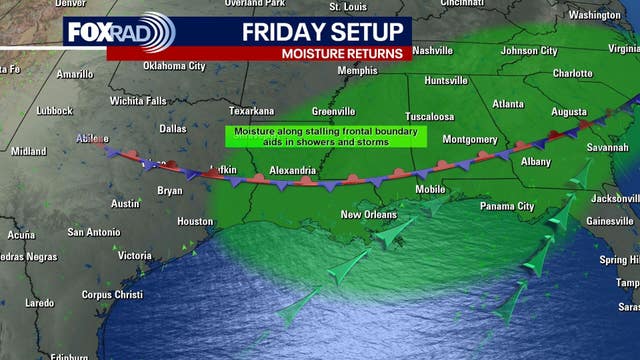 Houston weather forecast: Increasing rain chances this weekend
