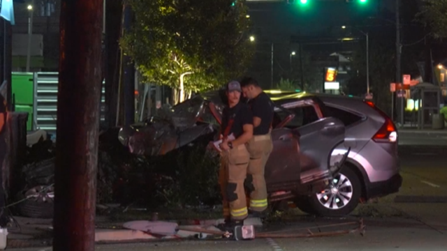 Man killed in single-vehicle crash in Houston early Saturday