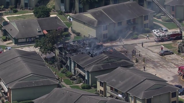 2-alarm fire at Del Mar Apartments in SE Houston