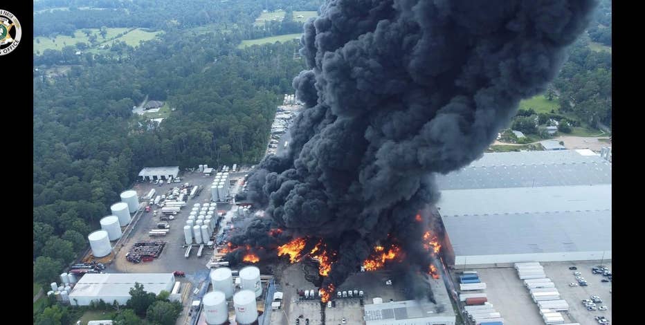 Louisiana explosion: Evacuation underway due to fire at Roseland manufacturing plant