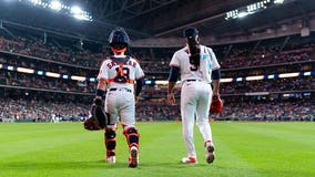 Astros' Framber Valdez hits César Salazar with pitch, apologizes: "Everything's good between us"