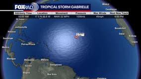 Tropical Storm Gabrielle forms in Atlantic: Track, path, radar